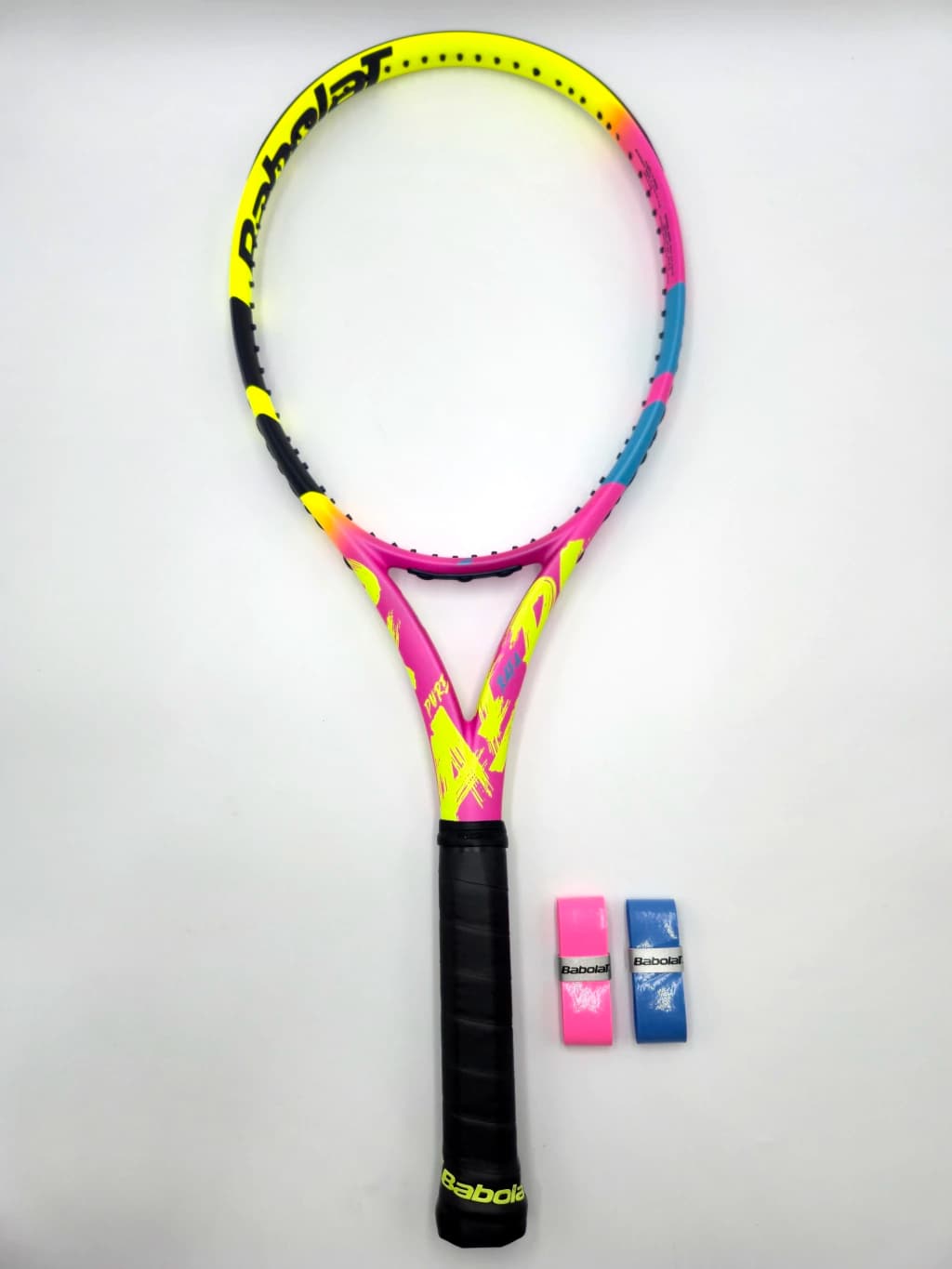 Babolat Pure Aero Rafa 290g, 16x19, Aro 100, Grip 4 1/2, Como Nueva + Cubregrip