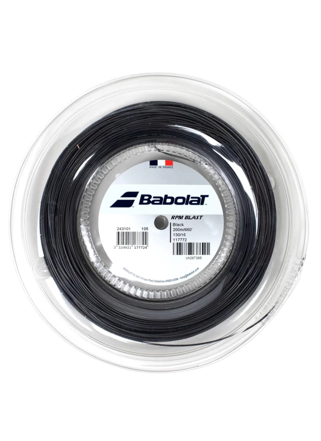 Cuerda Babolat Rpm Blast 1,30 Mm Individual de 12 Mts