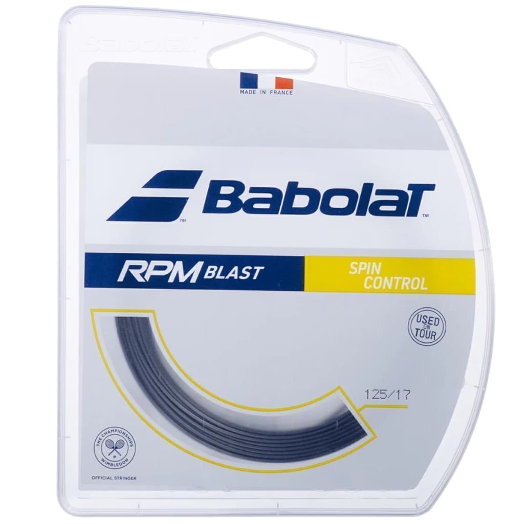 Cuerda Babolat Rpm Blast Spin Control 1,30 Mm Individual de 12 Mts